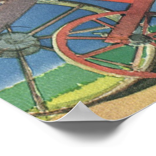  Kind, Biologische Tuinbouw; Overwinnende tuin Poster (Hoek)