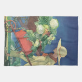  Kind, Biologische Tuinbouw; Overwinnende tuin Theedoek (Horizontaal)