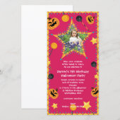 Kind Birthday Halloween Costume Party Invitation (Voorkant / Achterkant)