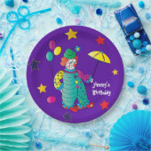 Kind Birthday Party Happy Clown met ballonnen Papieren Bordje (Feest)