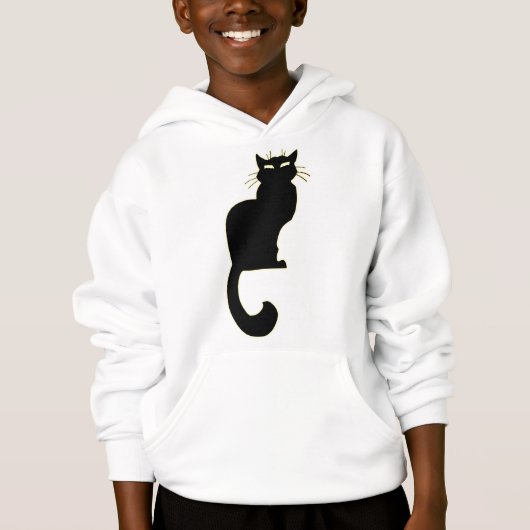 Kind Black Cat Hoodie Black Cat Kind Sweatshirt (Voorkant)