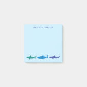 Kind Blauwe haaien Post-it® Notes (Voorkant)