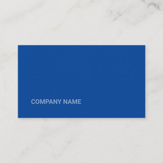 Kind Blue Tone Flat Shapes Qr Code Visitekaartje (Voorkant)
