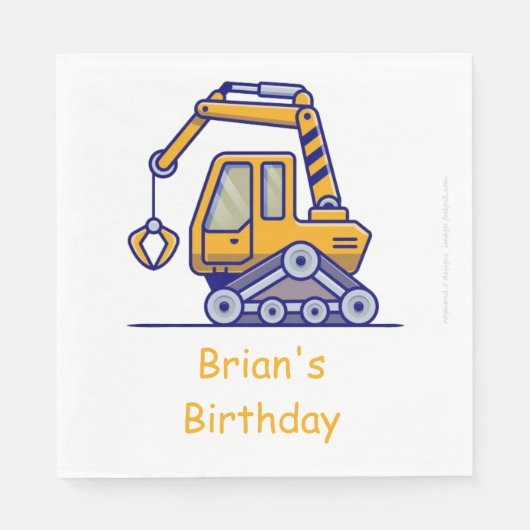 Kind bouwtraject servet (Voorkant)