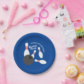 Kind bowling Verjaardagsfeestje thema papier borde Papieren Bordje (Feest)