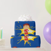 Kind Boxer in rode handschoenen en korte broek Cadeaupapier