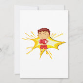 Kind Boxer in rode handschoenen en korte broek Kaart (Voorkant)