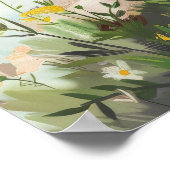 Kind Brave Happy Goat Gepersonaliseerde Kwekerij K Poster (Hoek)