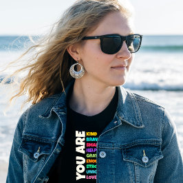 Kind Brave Smart Behulpzaam Dankbaar T-shirt