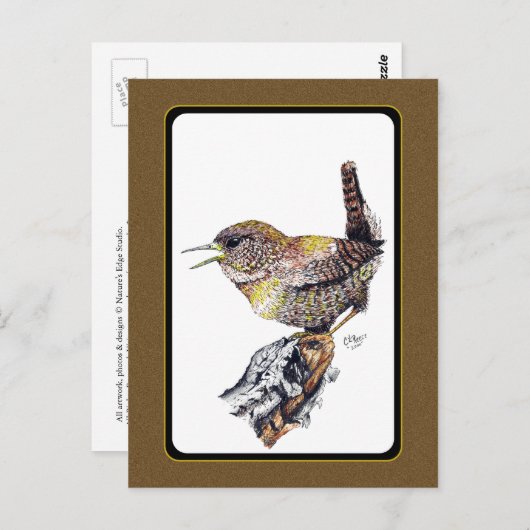 Kind Briefkaart in Ink (Voorkant / Achterkant)