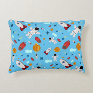 Kind Buitenruimte en astronaut patroon Accent Kussen