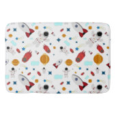Kind Buitenruimte en astronaut patroon Badmat (Voorkant)