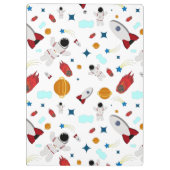 Kind Buitenruimte en astronaut patroon Klembord (Achterkant)