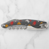 Kind Buitenruimte en astronaut patroon Kurkentrekker (Achterkant)