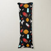 Kind Buitenruimte en astronaut patroon Lichaamskussen (Voorkant Verticaal)