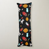 Kind Buitenruimte en astronaut patroon Lichaamskussen (Achterkant (Verticaal))