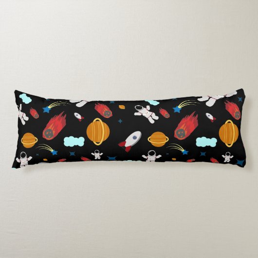 Kind Buitenruimte en astronaut patroon Lichaamskussen (Voorkant)