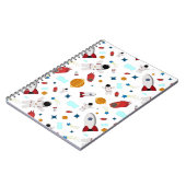 Kind Buitenruimte en astronaut patroon Notitieboek (Linkerzijde)