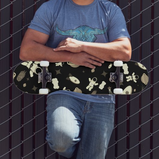 Kind Buitenruimte en astronaut patroon Persoonlijk Skateboard (Buiten 3)