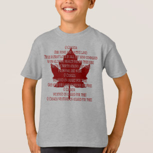 Kind Canada Anthem Jersey Souvenir Canada Shirt