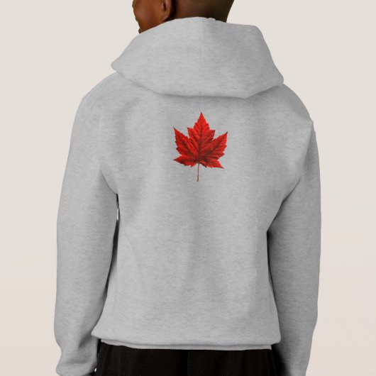 Kind Canada Flag Hoodie Maple Leaf Kind Hoodie (Achterkant)