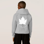 Kind Canada Flag Hoodie Maple Leaf Kind Hoodie (Achterkant volledig)