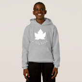 Kind Canada Flag Hoodie Maple Leaf Kind Hoodie (Voorkant volledig)