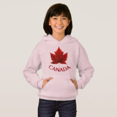 Kind Canada Flag Hoodie Maple Leaf Kind Hoodie (Voorkant volledig)