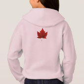 Kind Canada Flag Hoodie Maple Leaf Kind Hoodie (Achterkant)