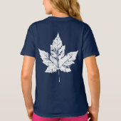 Kind Canada Hoodie Canada Souvenir Kind Shirten T-shirt (Achterkant)