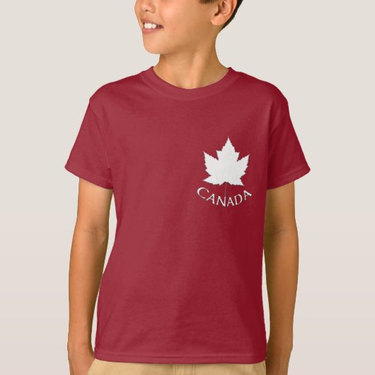 Kind Canada Jacket personaliseer Canada Hoodie T-shirt (Voorkant)