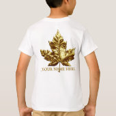 Kind Canada Shirt Custom Team Canada Kind Shirt (Achterkant)