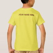 Kind Canada Shirt Custom Team Canada Kind Shirten (Achterkant)