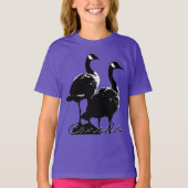 Kind Canada Souvenir T-shirt Canadian Goose Shirt (Voorkant)