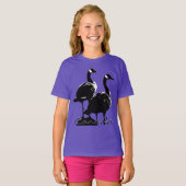 Kind Canada Souvenir T-shirt Canadian Goose Shirt (Voorkant volledig)