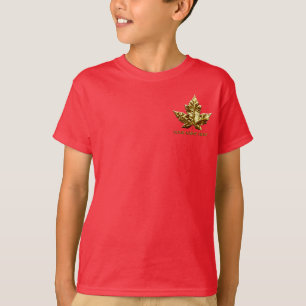 Kind Canada T-shirt Aangepast team Canada Kind Shi