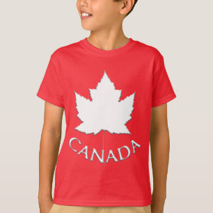 Kind Canada T-shirt Aangepaste naam Canada Shirten