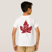 Kind Canada T-shirt Canada Shirt Souvenir Kind (Achterkant volledig)