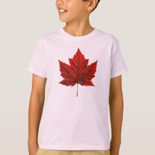 Kind Canada T-shirt Ringer Maple Leaf Kind T-Shirt