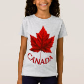 Kind Canada T-shirts Canada Maple Leaf Shirten (Voorkant)
