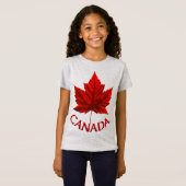 Kind Canada T-shirts Canada Maple Leaf Shirten (Voorkant volledig)