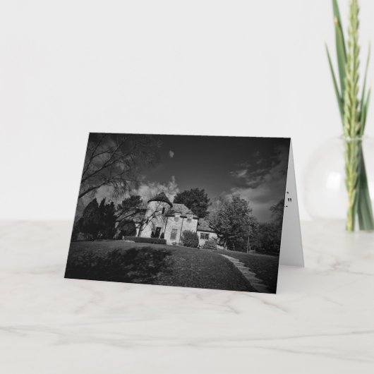 "Kind Cann Castle" Hallowe’en Kaart (Voorkant)