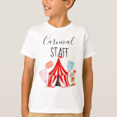 Kind Carnaval personeel shirt circus verjaardagsde (Voorkant)