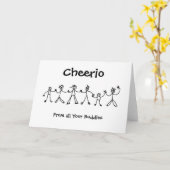 Kind chain Cheerio Kaart (Gele Bloem)