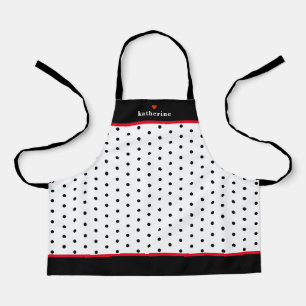 Kind Chef Fun Dot Pattern Schort