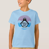 Kind Chill Out Penguin T Shirt (Voorkant)