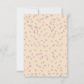 Kind Chocolade Lollipop Sweet Tweede verjaardag Bedankkaart (Achterkant)