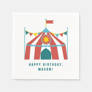 Kind Circus Theme Birthday Party Napkins Servet