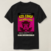 Kind Congo: Roze apen vogels T-shirt (Design voorkant)