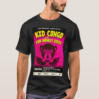 Kind Congo: Roze apen vogels T-shirt